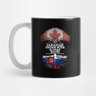 Canadian Grown With Slovak Roots - Gift for Slovak With Roots From Slovakia Mug